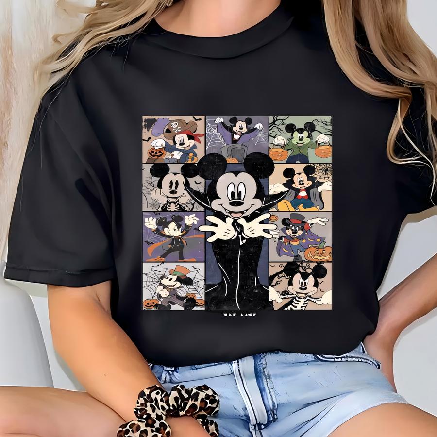 In My Era Shirt, Land 's Not So Scary Halloween Party Tee, Vampire Hoodie,  Mouse Halloween Sweater T-shirt