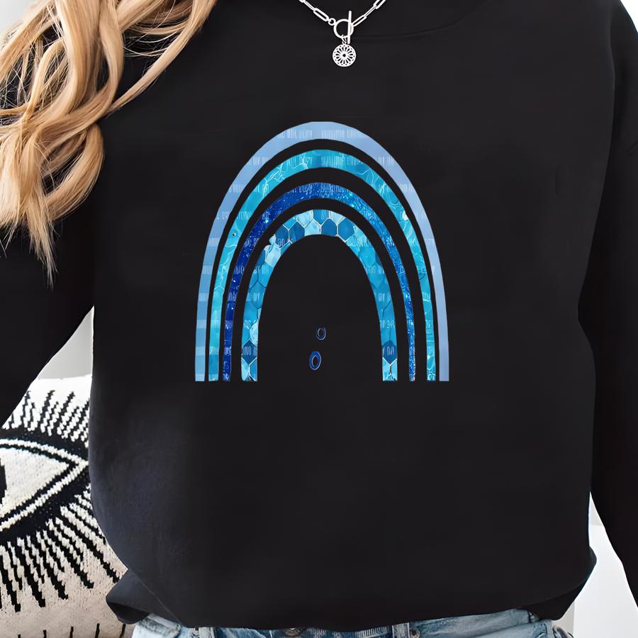 Swim Instructor Png: Rainbow Pool Design (digital Download) Sweatshirt