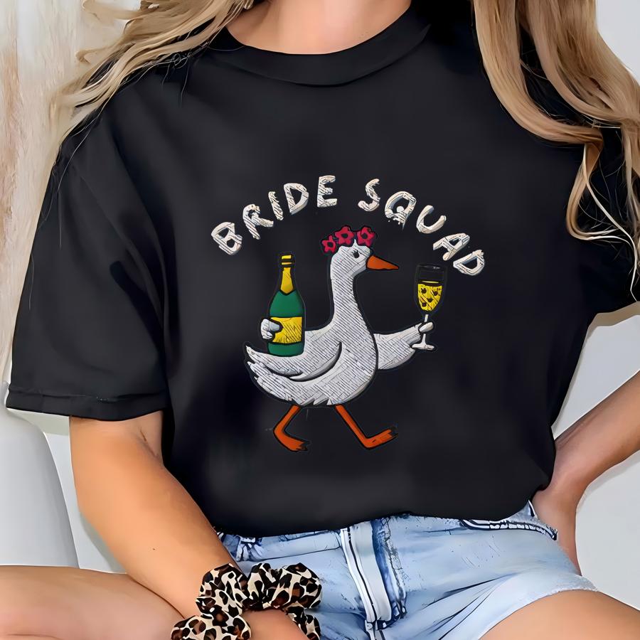 Funny Bridesmaid Shirt, Silly Goose Bridesmaid T Shirt, Bachelorette Silly Goose T-shirt