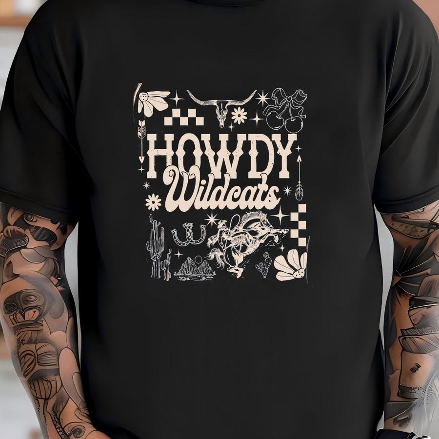 Howdy School Spirit Custom Howdy Teacher Mascot Shirt Back To School 2025 Cowgirl Teacher Shirt Western Teacher Shirt Specials Teacher Shirt T-shirt