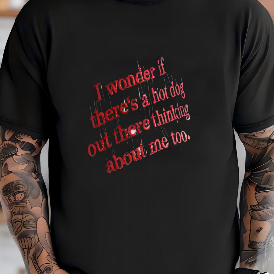 I Wonder If There’s A Hot Dog Thinking About Me Too Corduroy Hat, Funny Foodie Dad Hat – Summer Bbq Cap - Summer Hat- Quirky Gift Hat T-shirt