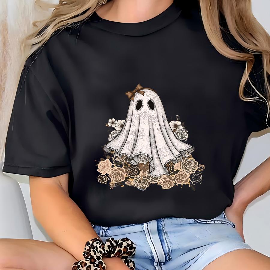 Coquette Ghost Hoodie - Halloween Tee T-shirt