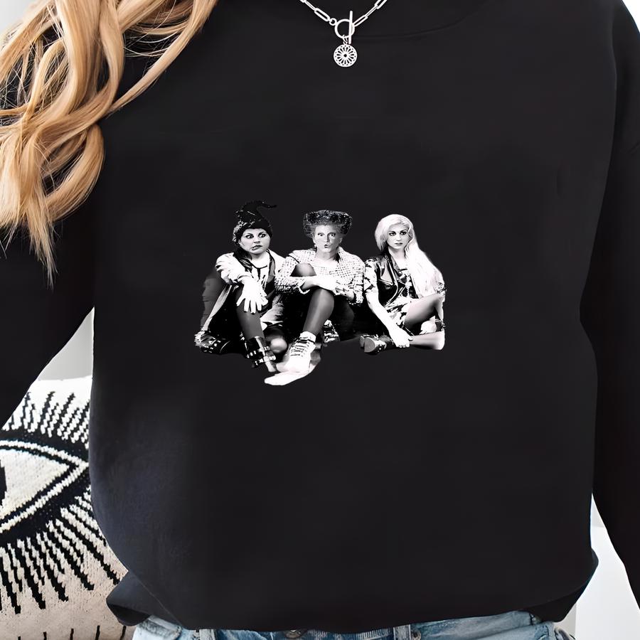 You Can't Sit With Us Dtf, Sanderson Dtf, Sisters Halloween Dtf, Vintage Dtf,sanderson Sisters Gift,heat Print,mean Girls Dtf Sweatshirt