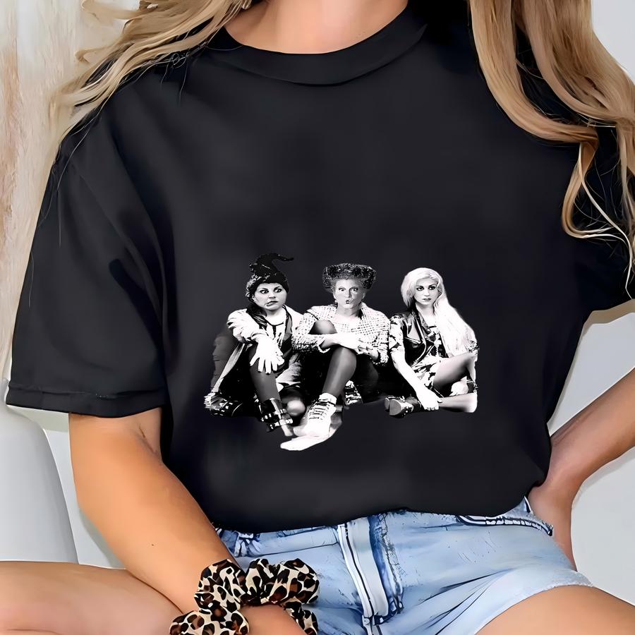 You Can't Sit With Us Dtf, Sanderson Dtf, Sisters Halloween Dtf, Vintage Dtf,sanderson Sisters Gift,heat Print,mean Girls Dtf T-shirt