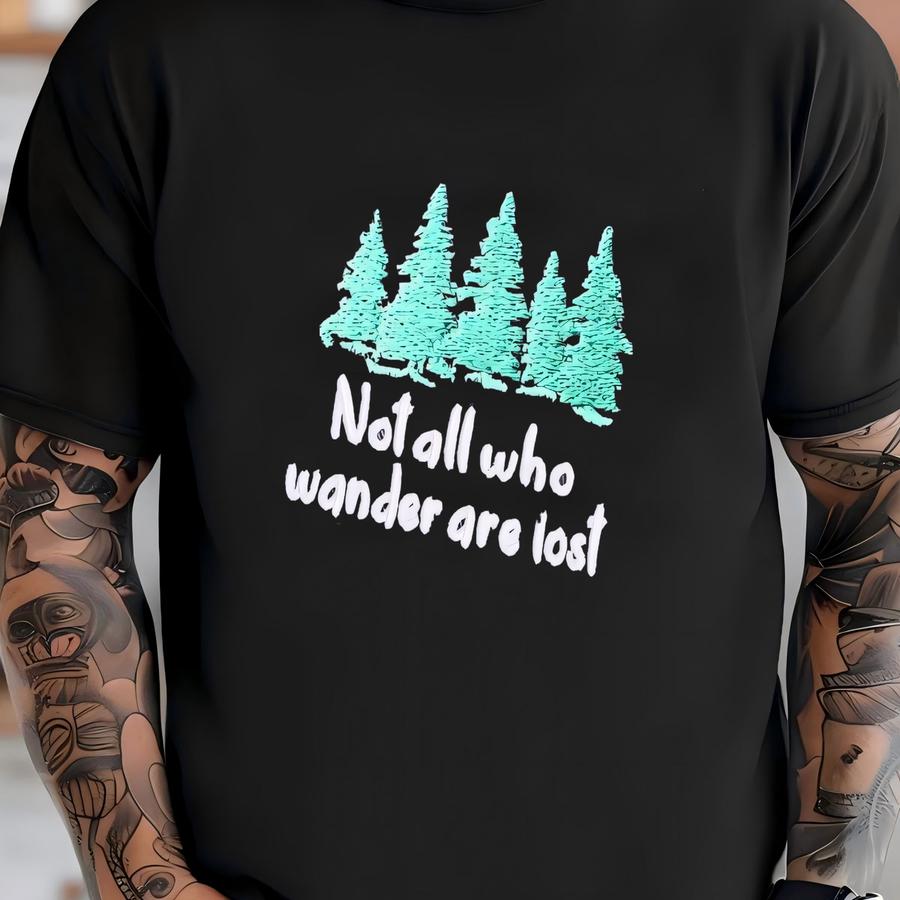 Custom Text Trees Baseball Cap Hat: Personalized Hiking Camping Glamping T-shirt