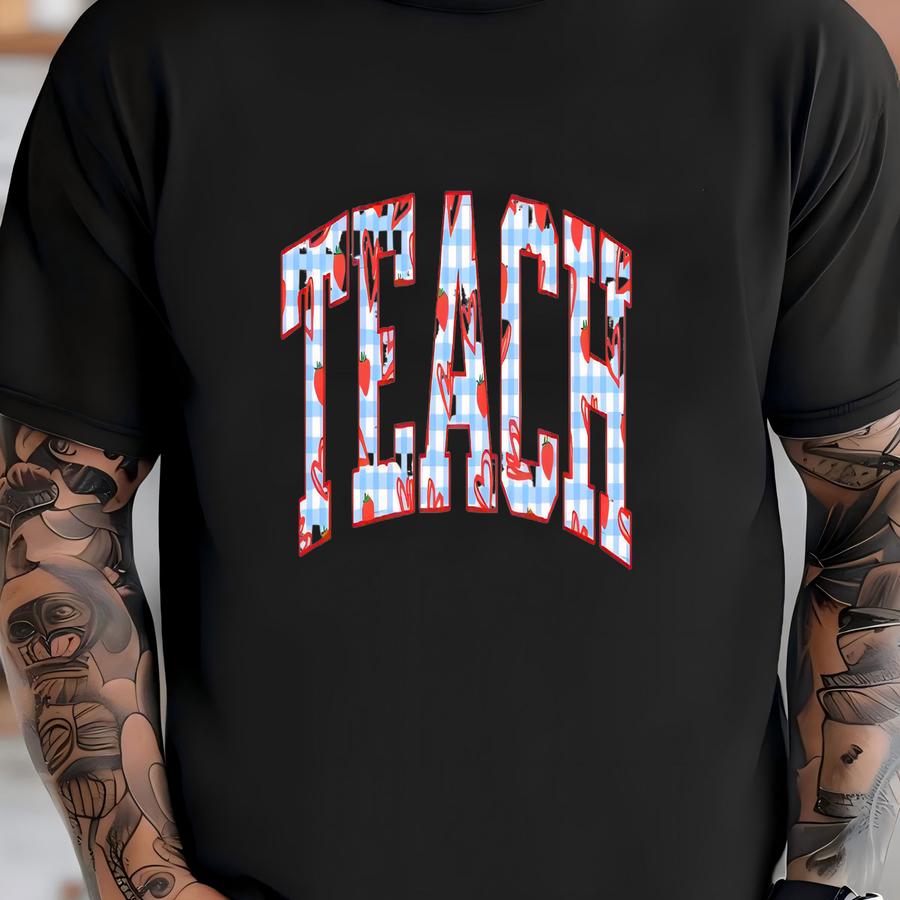 Cute Strawberry Teacher Shirt Cute Teacher Gift Spring Floral Teacher Tee Gift For Teacher Teaching Shirt Teacher Appreciation Gift T-shirt