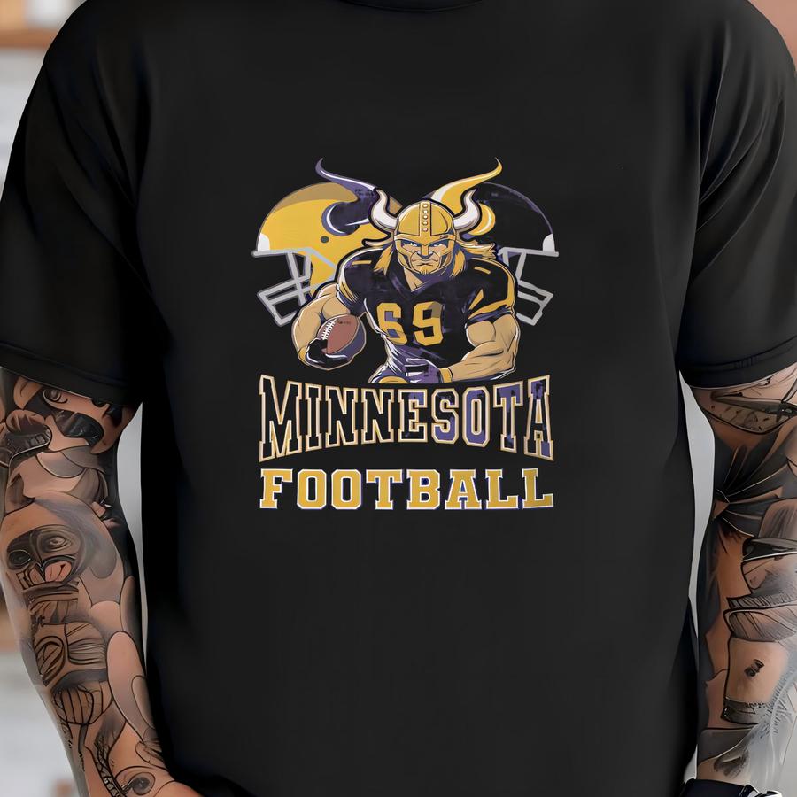 Vintage Minnesota Football Hoodie: Retro Sports Fan Apparel T-shirt