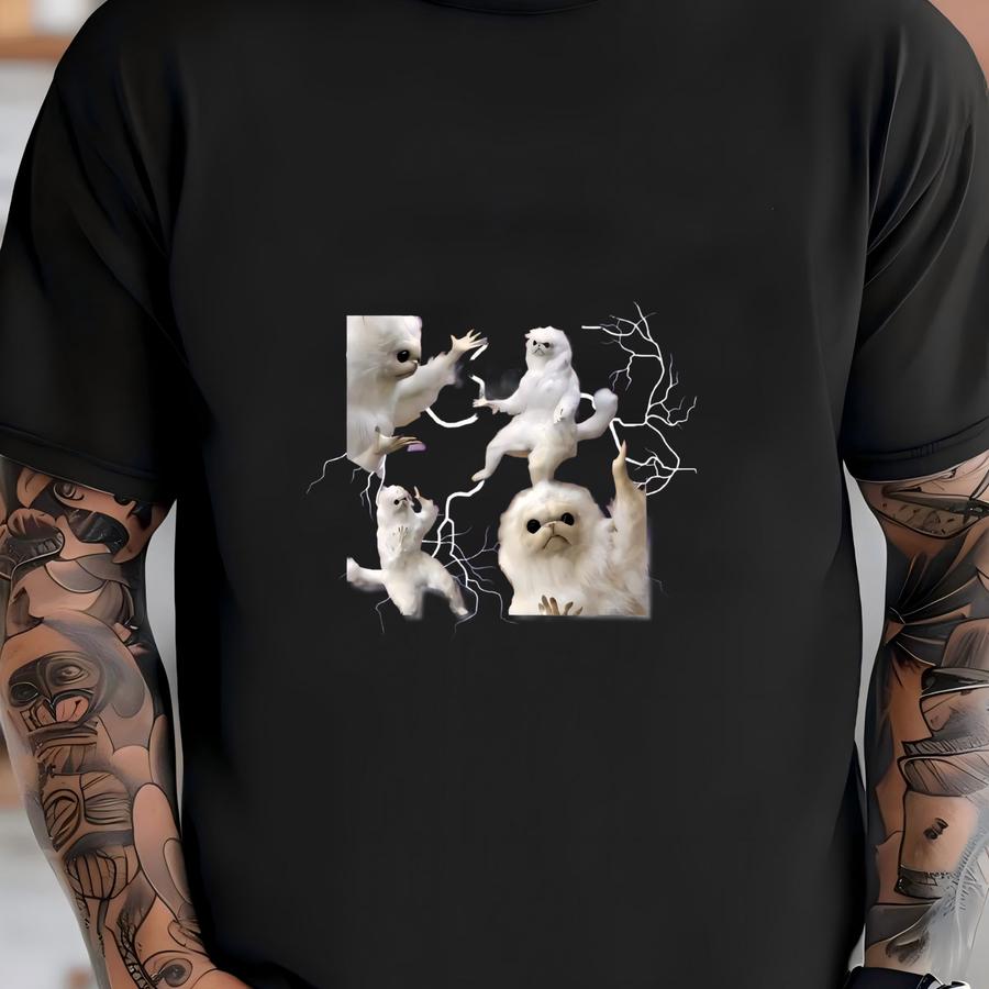 Why Meme Shirt: Funny Cat Graphic Tee - Unisex Cotton Hoodie T-shirt