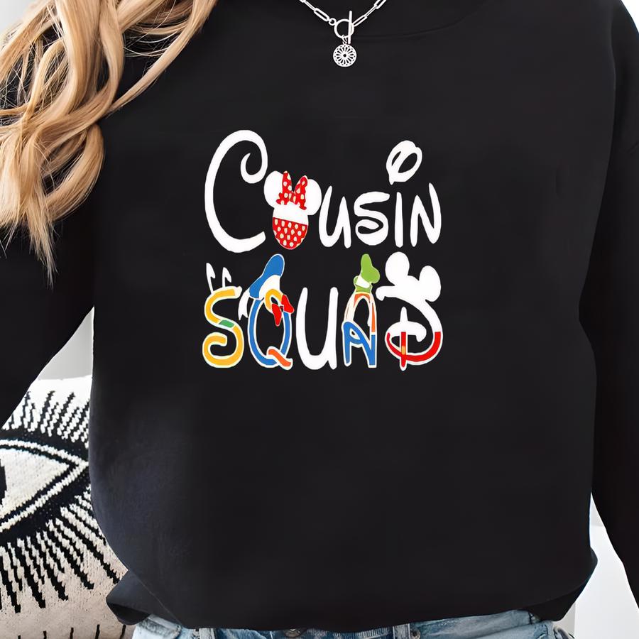 Cousin Crew Shirt, Cousin Matching Shirt, Castle Family Vacation Shirt, Group Party Shirt, Land Trip Shirt Sweatshirt