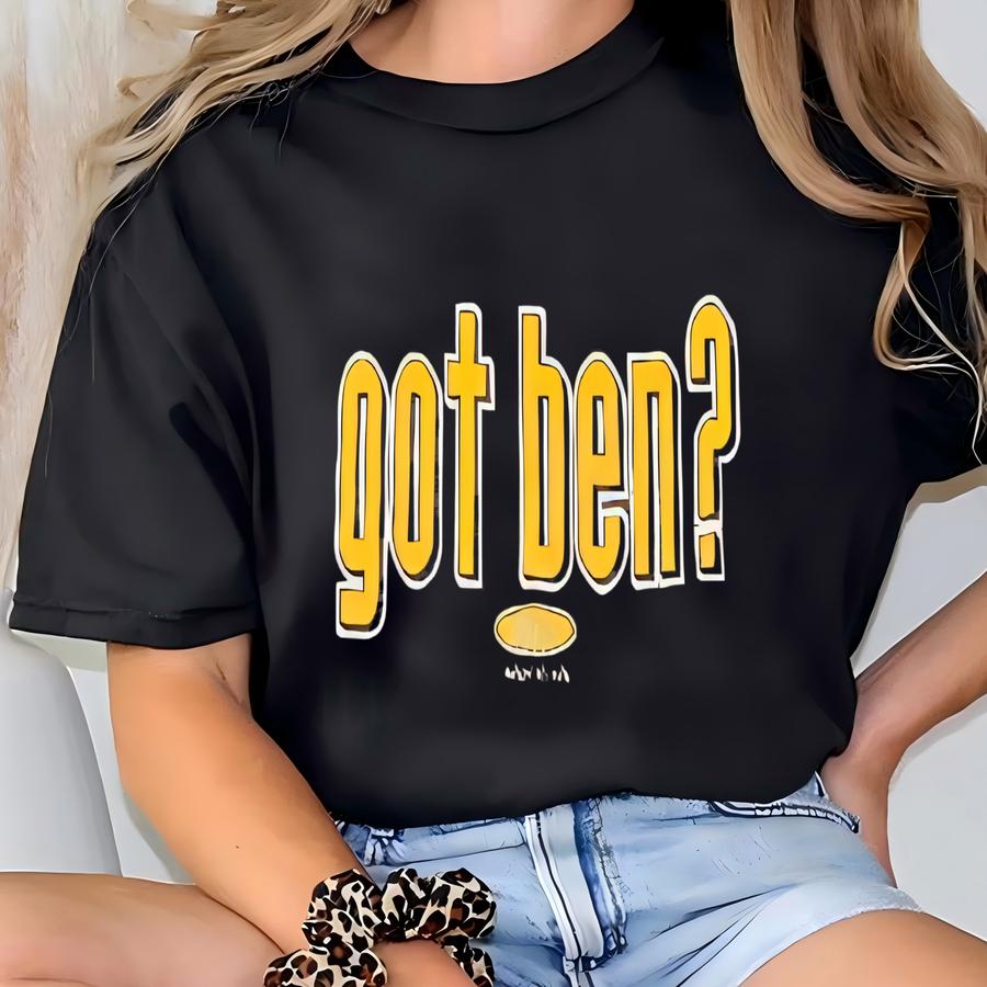 Vintage Got Ben? T Shirt Tee Size Xxl 2xl Ben Rothlisberger Big Ben Pittsburgh Steelers Football Pennsylvania Classic 00s T-shirt