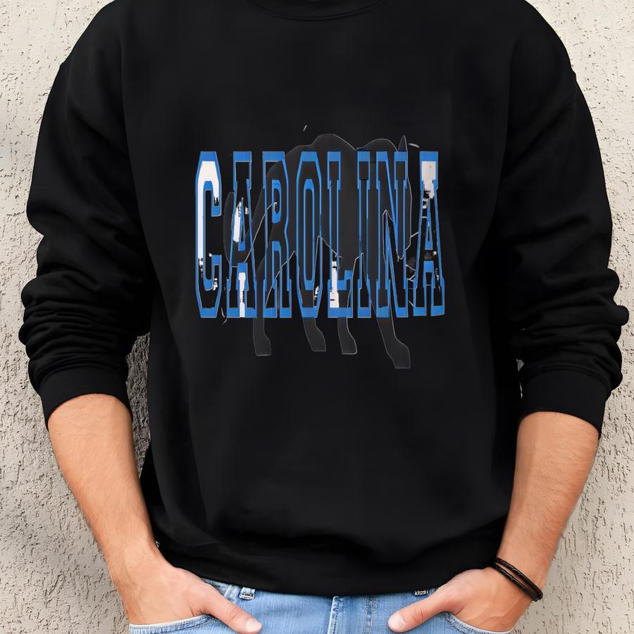 Carolina Football Sweatshirt, Vintage Game Day Crewneck, Unisex Carolina Fan Apparel, Football Gift, Retro Sports Sweatshirt
