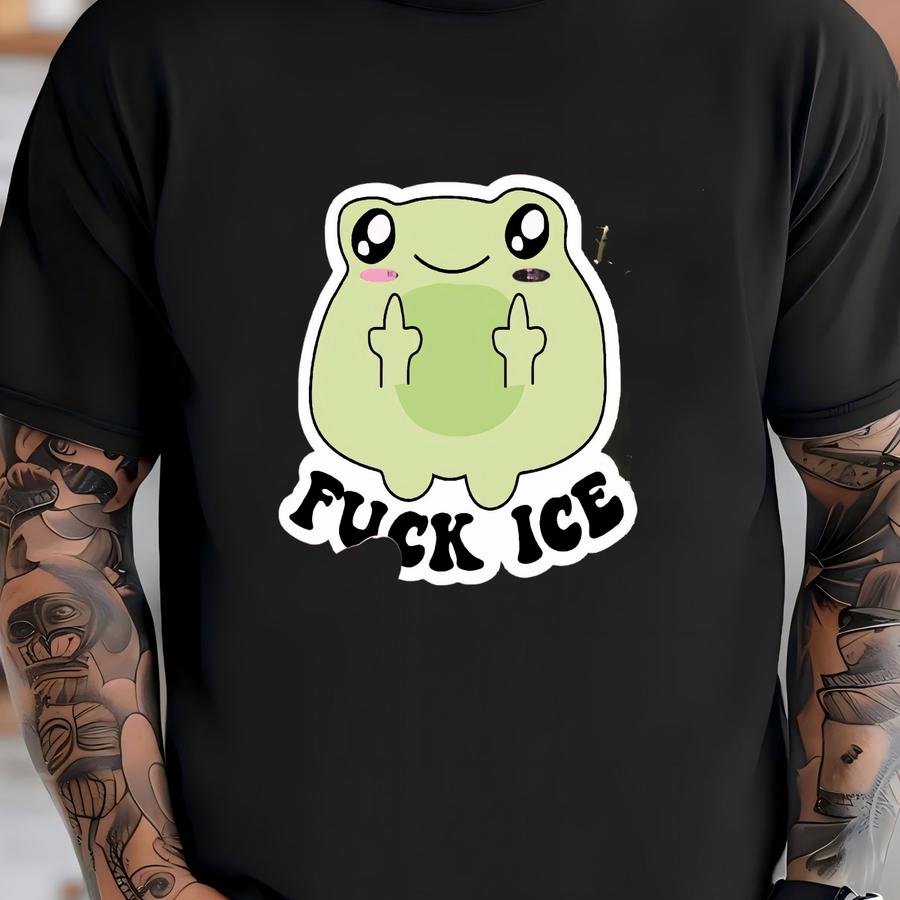Abolish Ice Sticker Pro Immigration Sticker Daca Sticker Human Rights Sticker Social Justice Sticker No One Is Illegal Frog Sticker Gift T-shirt