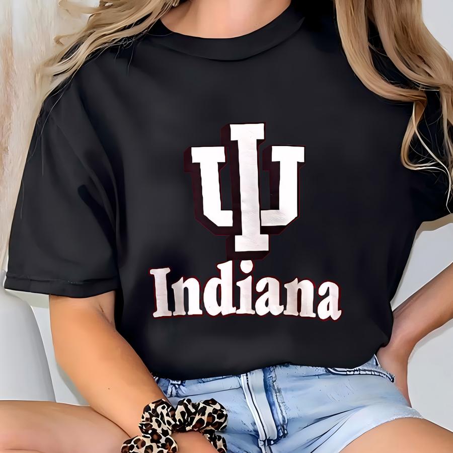 Vintage A University Red Sweatshirtgy Large A Hoosiers Crewneck A Hoosiers Sweater Pullover Print Logo A Jumper T-shirt