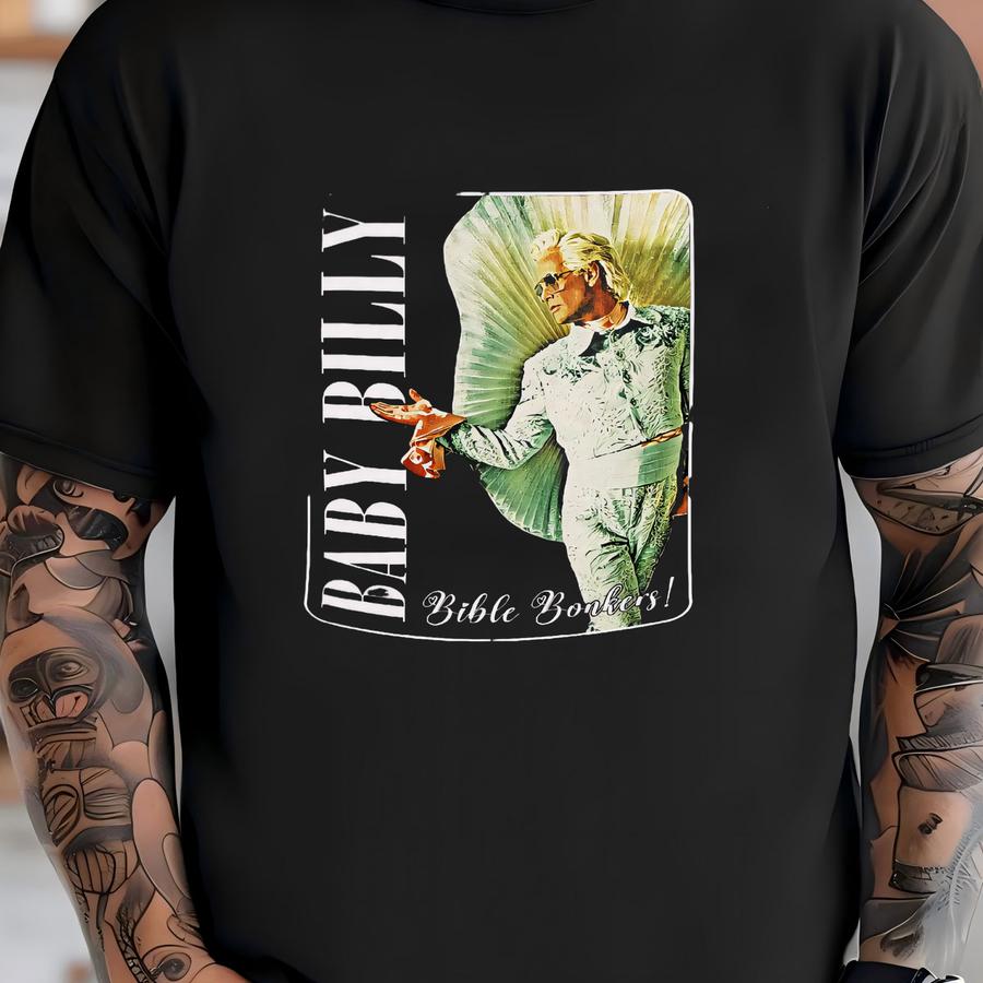 Retro Cute Baby Billy Bible Bonkers Hoodie T-shirt