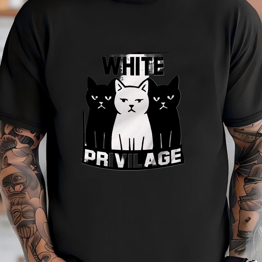 White Privilage Hoodie T-shirt