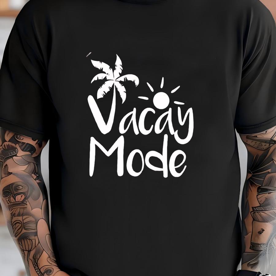 Vacay Mode Shirt: Funny Summer Travel Hoodie T-shirt