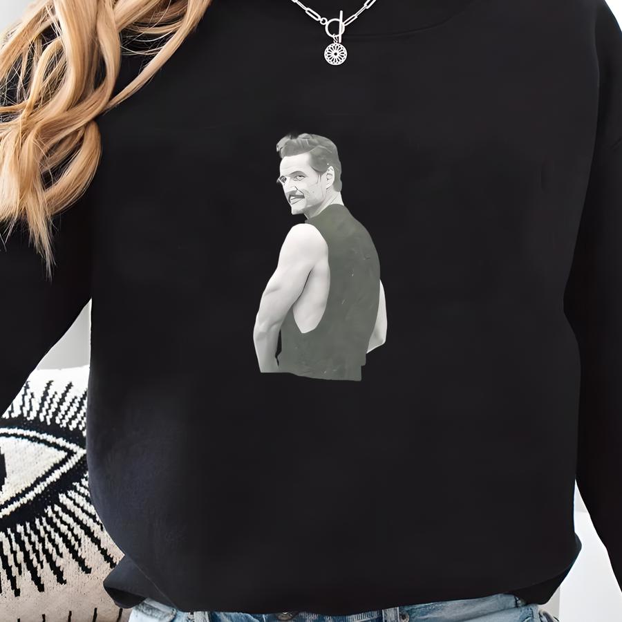 Pedro Pascal Shirt, Retro Funny Pedro Pascal Shirt, Pedro Pascal Graphic Shirt Fan Gift Official Merch Sweatshirt