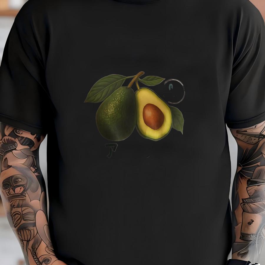Fresh Ripe Avocado Vintage Fruit Shirt | Offdanforth Essentials Collection Garnder Fruit Lover T-shirt