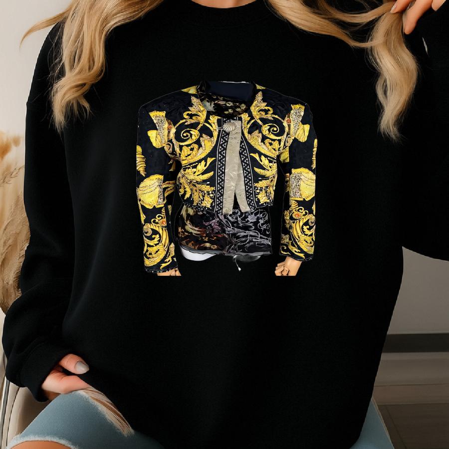 Vintage 80s La Chatte Style Cropped Women Jacket Size Small Sweatshirt