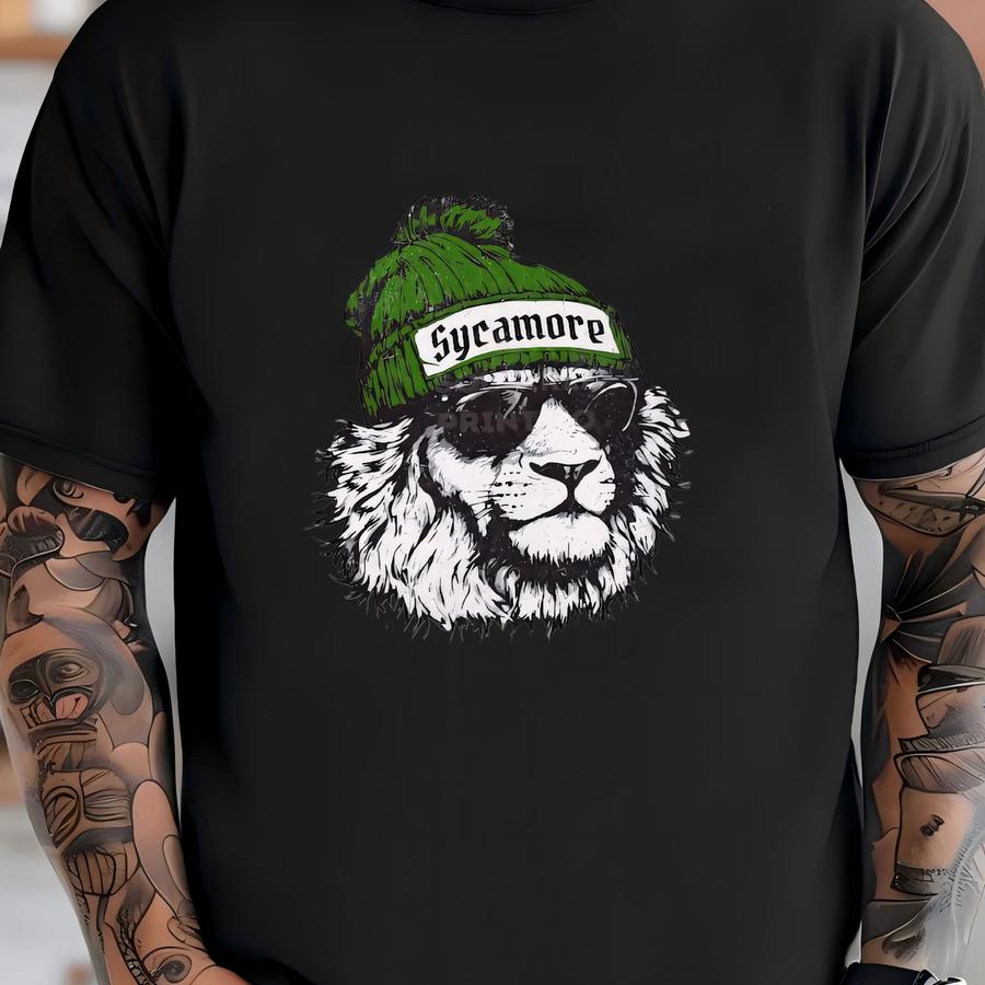 Sycamore Lions School Sweatshirt, Falls Sports Unisex Garment-dyed Sweatshirt - Cozy Fall Apparel, Custom Team Sweatshirt, School Spirit T-shirt