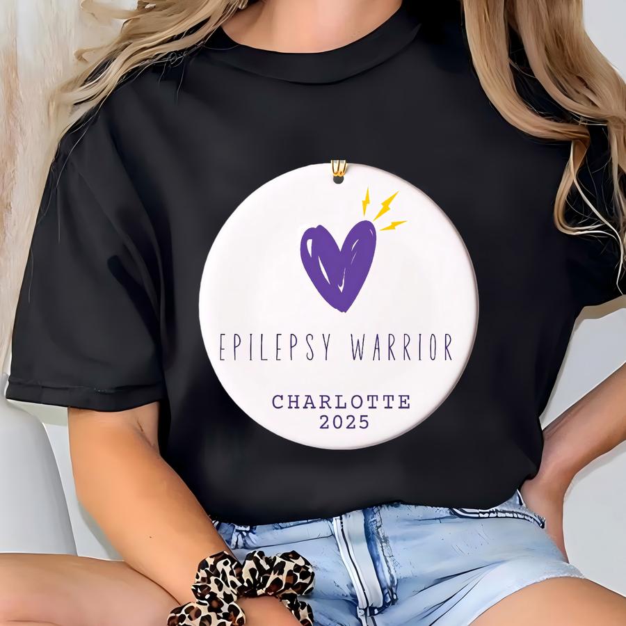 Epilepsy Ornament Epilepsy Ornaments Epilepsy Warrior Gift Epilepsy Gift Epilepsy Christmas Ornament Epilepsy Awareness Epilepsy Support T-shirt