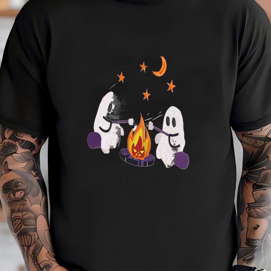 Cute Ghost Sweatshirt For Kids, Halloween Toddler Sweatshirt, Fce Toddler Crewneck, Cute Fall Sweatshirt Toddler, Cago-120-c T-shirt