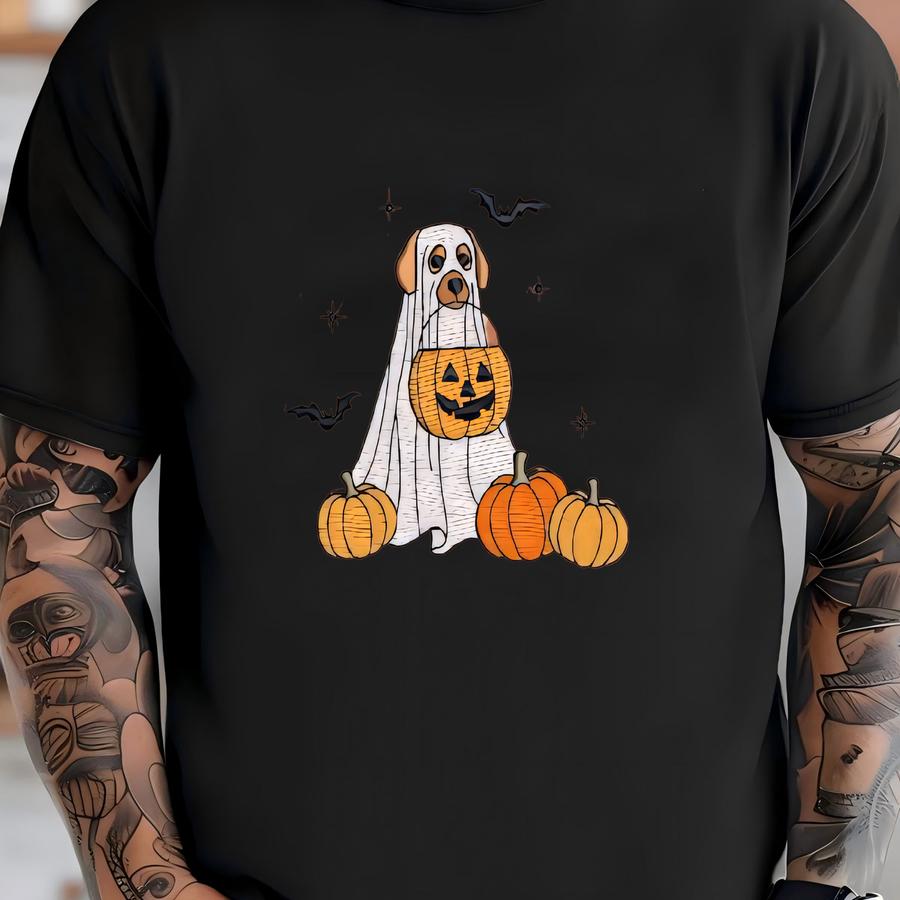 Spooky Dog Hoodie: Halloween Fall Tee T-shirt