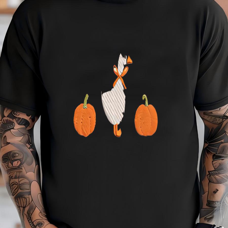 Spooky Goose Hoodie: Halloween Fall Tee T-shirt