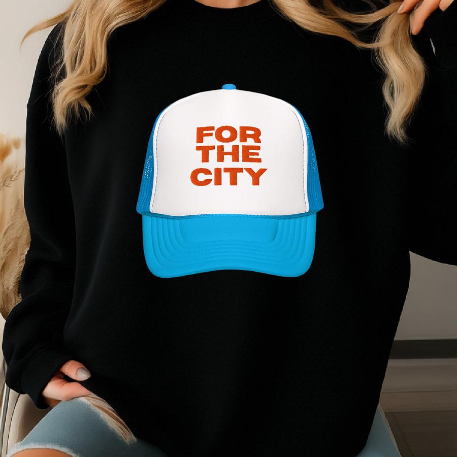 For The City Foam Trucker Hat; For The City Okc Hat; Okc Hat Sweatshirt