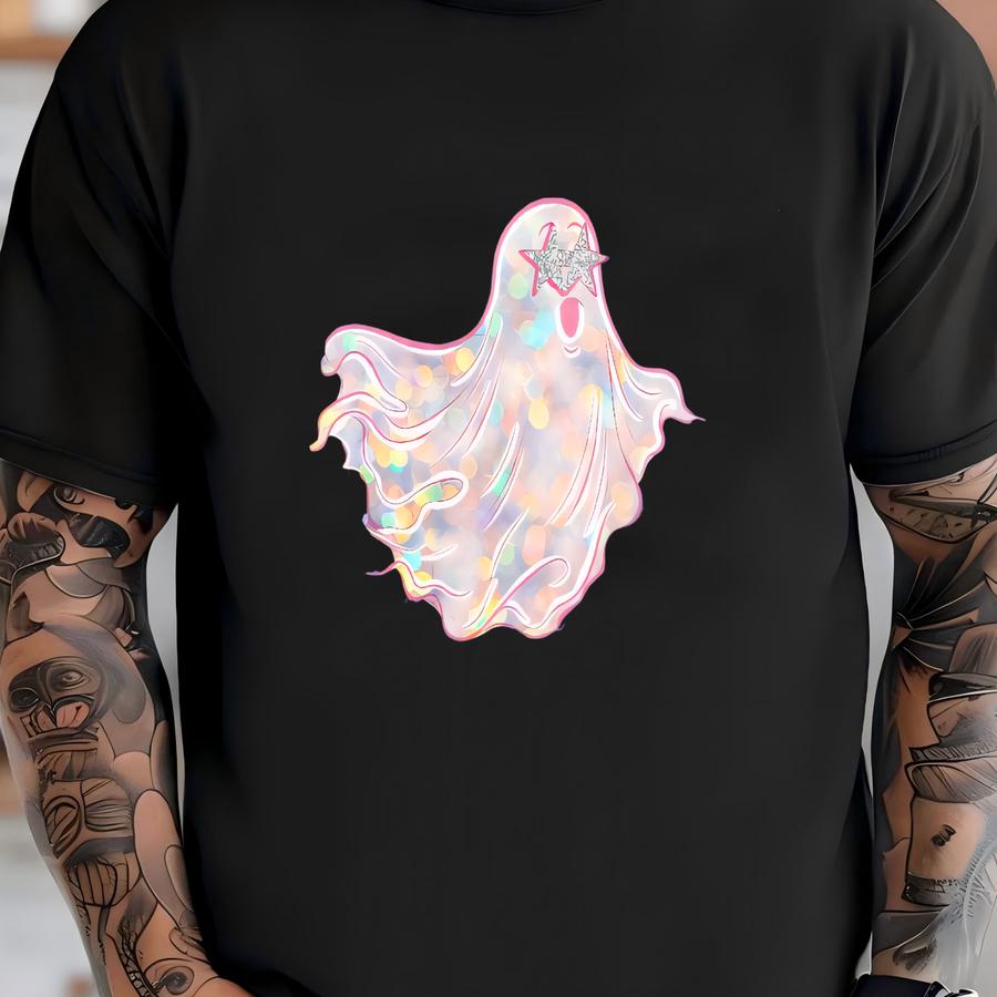 Ghost Png, Coquette Png, Spooky Png, Halloween Png, Fall Png, Spooky Season, Trending Png, Pumpkin Png, Preppy Png, Glitter Png T-shirt