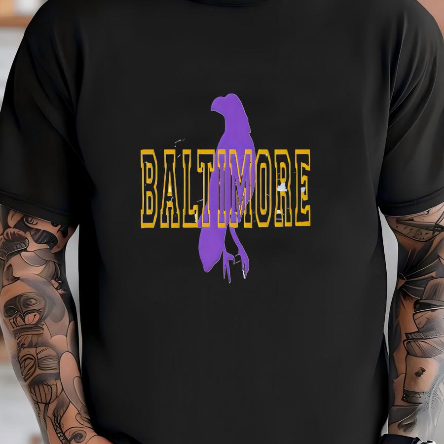 Baltimore Football Sweatshirt, Vintage Game Day Crewneck, Unisex Baltimore Fan Apparel, Football Gift, Retro Sports T-shirt
