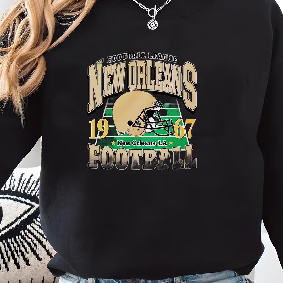 New Orleans Football Vintage Style T-shirt, New Orleans Football T-shirt, Retro Saints Shirt, Saints Football T-shirt Feg11 Sweatshirt
