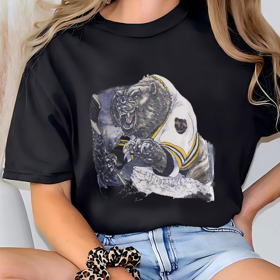 Vintage 00s Boston Bruins Hoodie Boston Bruins Sweatshirt Bruins Hockey Sweater Crewneck Hoodie Jacket Tee Jersey Gift For Him Her Hat T-shirt