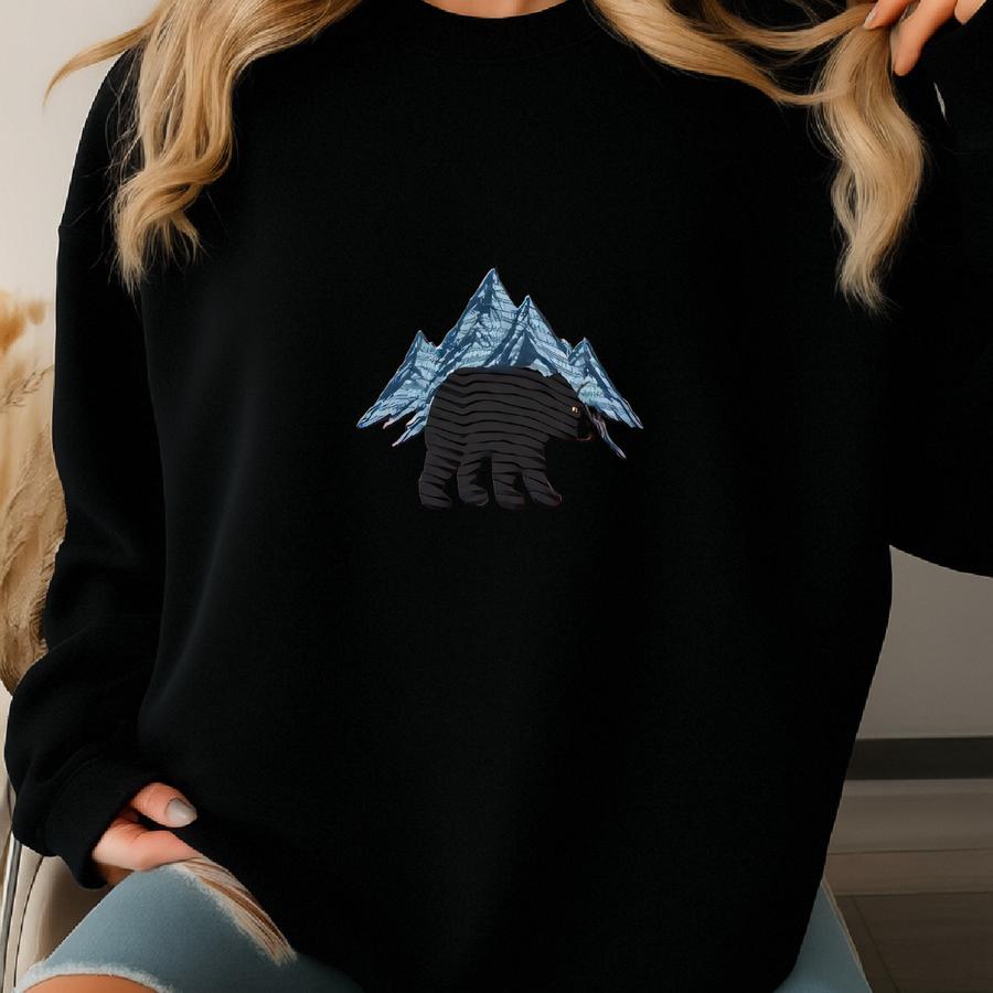 Blue Ridge Mountains Vintage Cotton Twill Washed Cap Sweatshirt