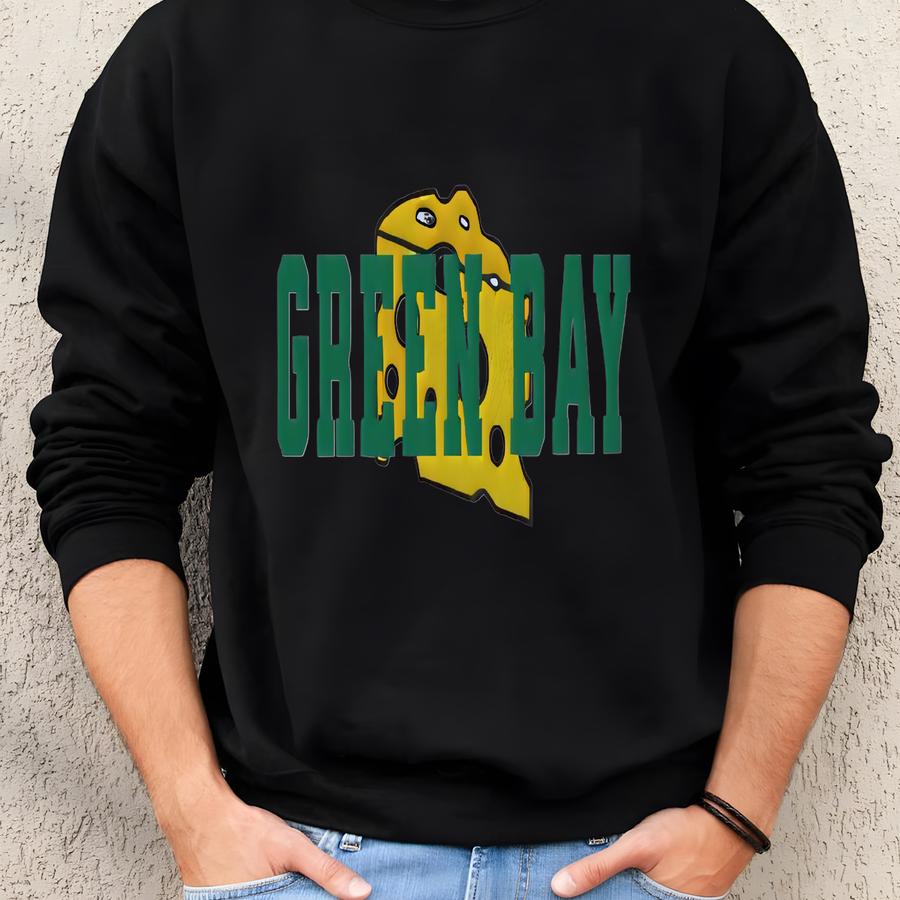 Green Bay Football Sweatshirt, Vintage Game Day Crewneck, Unisex Green Bay Fan Apparel, Football Gift, Retro Sports Sweatshirt Green Bay Football Sweatshirt, Vintage Game Day Crewneck, Unisex Green Bay Fan Apparel, Football Gift, Retro Sports Sweatshirt