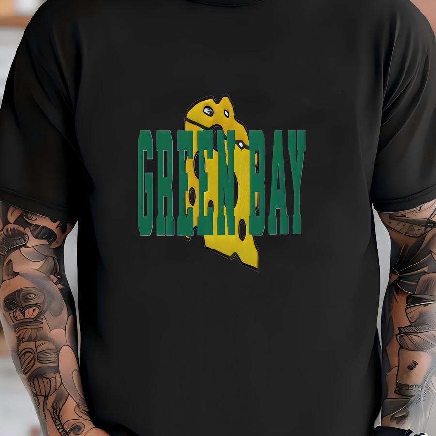 Green Bay Football Sweatshirt, Vintage Game Day Crewneck, Unisex Green Bay Fan Apparel, Football Gift, Retro Sports T-shirt