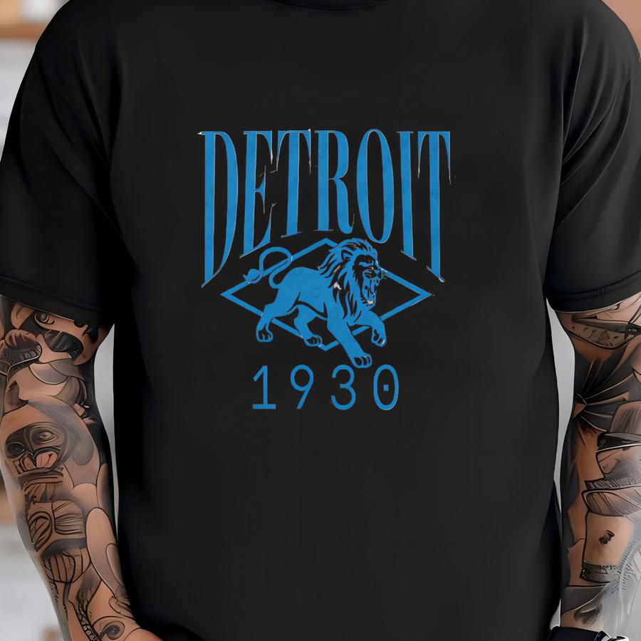 Detroit Football Crewneck Sweatshirt, Vintage Game Day Unisex Fan Apparel, Retro Sports Gift, Sunday Sweatshirt, Football Fan T-shirt