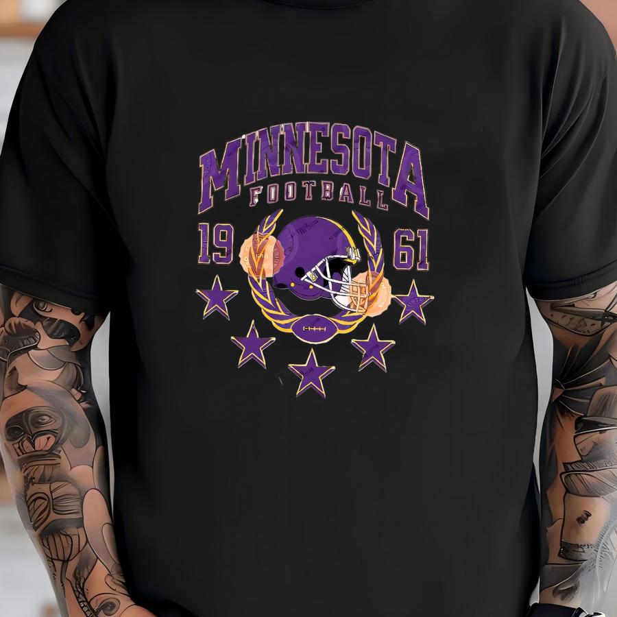 Minnesota Football Hoodie For Woman And Kids, Game Day Shirt, Oversized Sports Gear, Sunday Football Clothing, Viking Tee T-shirt