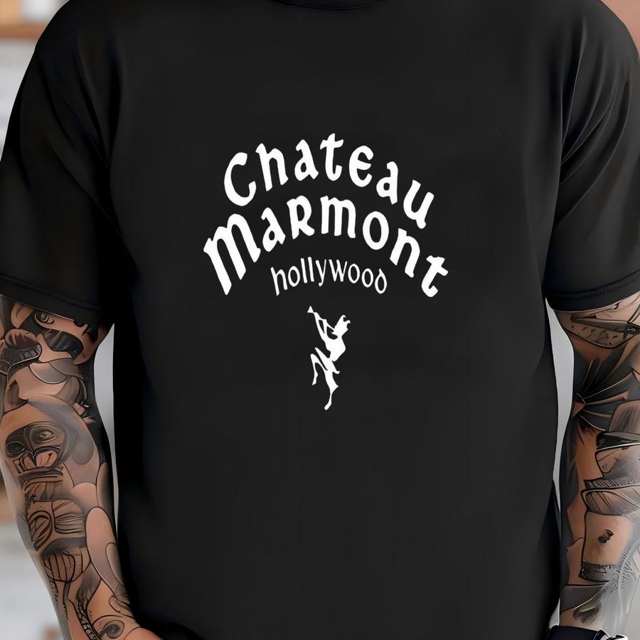 Chateau Marmont Shirt, Vintage 90s T Shirt, Chateau Marmont Hotel Gift For Men Women, Chateau Marmont Sweatshirt, Hollywood Travel Retro Tee T-shirt
