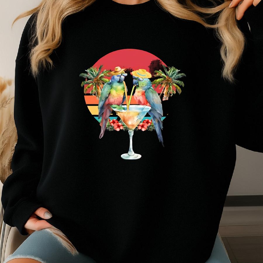 Parrots Margarita Cinco De Mayo Tee: Funny Mexican Fiesta Shirt Sweatshirt
