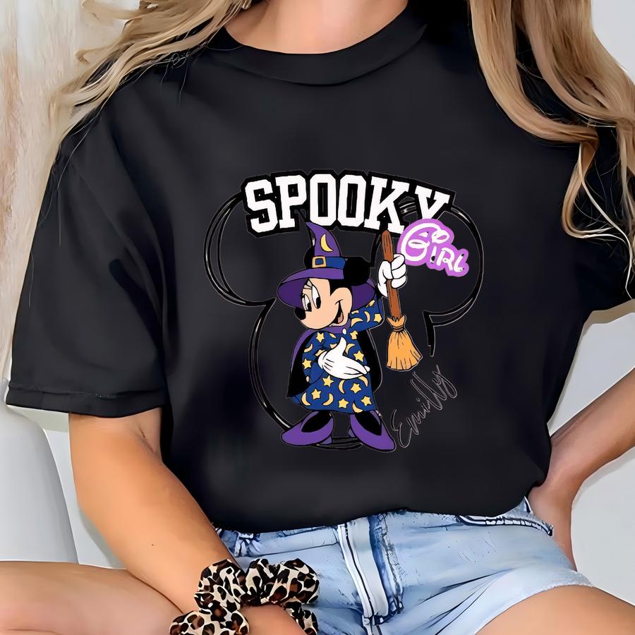 Custom Name And Halloween Shirt - Personalized Spooky Tee For Kids - Trick Or Treat Halloween Outfit T-shirt