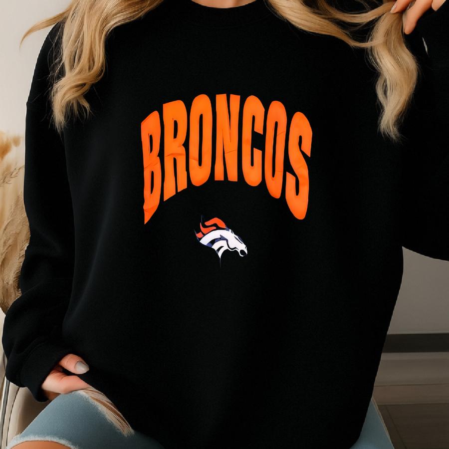 Vintage Denver ‘broncos’ Sweatshirt Y Logo Blue Color Men’s Xxl Sweatshirt