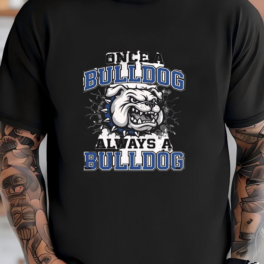 High School, Bulldog Mascot, Custom Bulldog, Bulldog Football Shirt, Bulldog Basketball, Bulldog Baseball, Bulldog Volleyball Tee, Pep Rally T-shirt