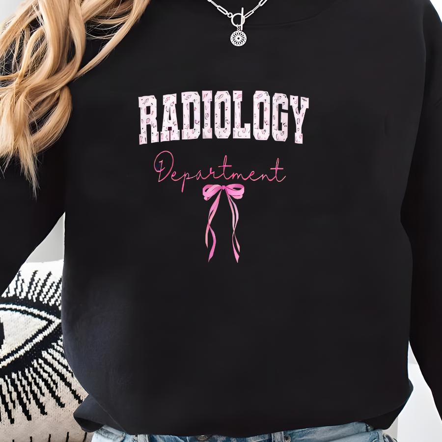 Radiology Customizable Crewneck Sweatshirt, Cozy Sweatshirt , Cute, Coquette Sweatshirt