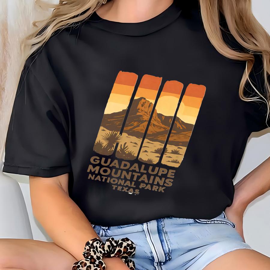 Guadalupe Mountains National Park Shirt Sweatshirt Hoodie, Texas Hiking Sunset Tee, Sunset Hoodie, Gift For Desert Lovers T-shirt