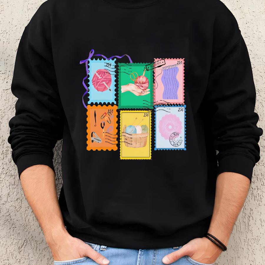 Crochet Lover Tshirt Design For Crafter Collection Hobby Wear Comfortable Cotton Tee Crochet Maker Gift For Knitting Enthusiest Sweatshirt