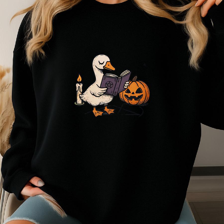 ® Shirt, Oops I Got Another Book Shirt, Halloween Goose, Spooky Reading Tee, Bookish Halloween, Goose Read Book, Silly Goose Sweatshirt