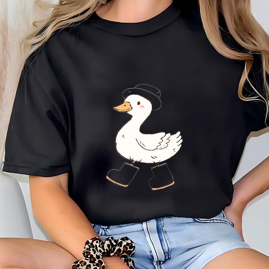 Silly Goose Kids Shirt, Silly Goose On The Loose Kids Tee, Cute Animal Shirt, Cute Gift For Girl, Cute Birthday Gift, Duck Toddler Shirt T-shirt