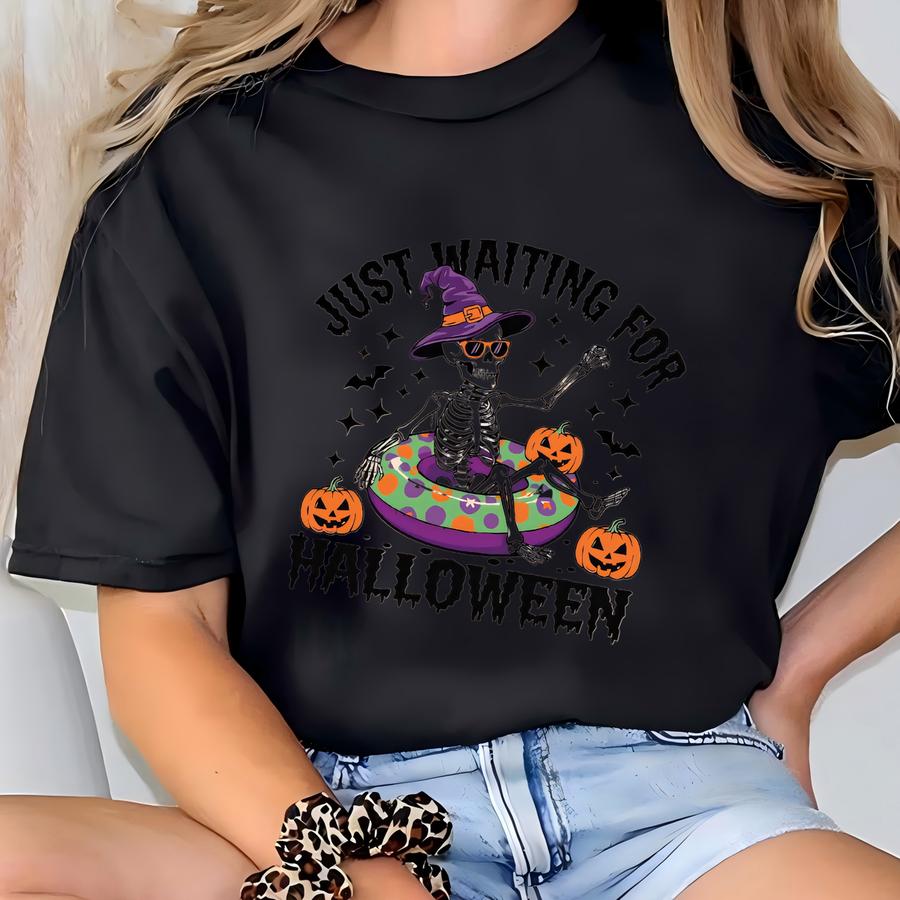 Summer Skeleton Halloween Shirt: Spooky Season Tee T-shirt