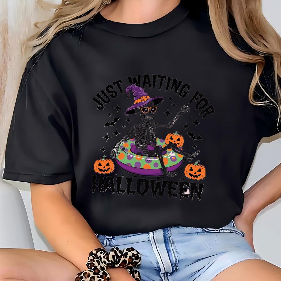 Summer Skeleton Sweatshirt: Spooky Season Hoodie T-shirt